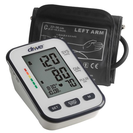 DRIVE MEDICAL Medium Cuff Arm Digital Blood Pressure Monitoring Unit BP3400